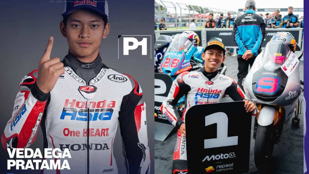 Veda Ega Pratama Rebut Pole Position Moto3 Australia 2026, Ukir Sejarah untuk Indonesia