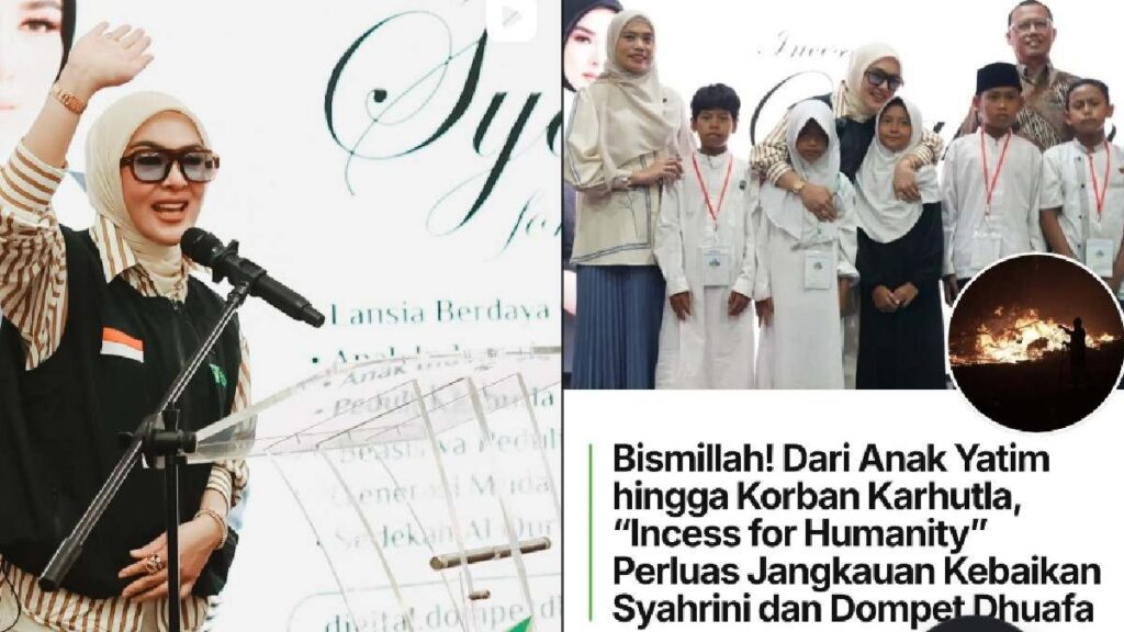 Syahrini Gandeng Dompet Dhuafa, Luncurkan Incess for Humanity dengan 11 Program Sosial