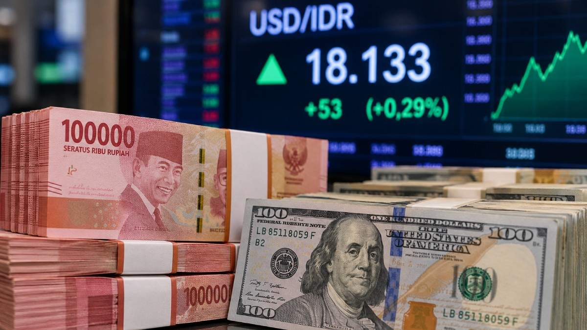 Rupiah Melemah ke Rp18.133 per Dolar AS, Ini Penyebab dan Respons Bank Indonesia