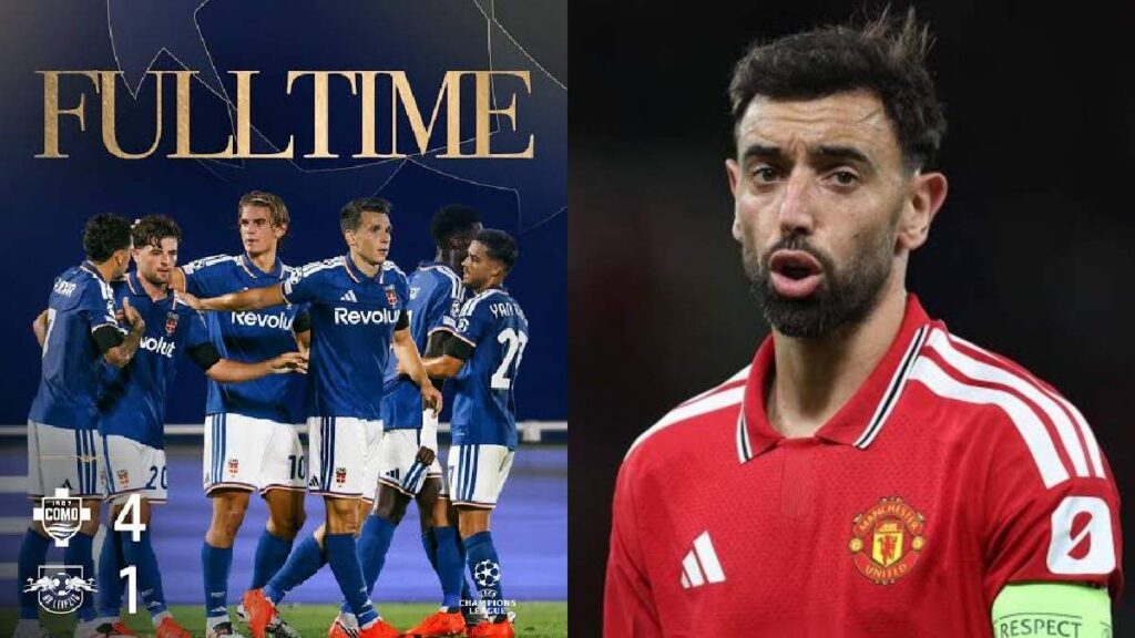Bruno Fernandes Kritik Taktik MU Usai Dibantai Como 4-1, Cesc Fabregas Ungkap Kesalahan Timnya