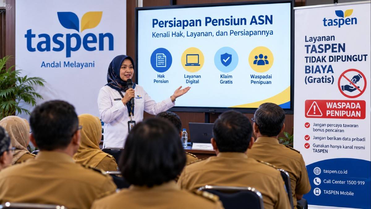 TASPEN Ingatkan ASN Jelang Pensiun, Klaim Gratis dan Waspadai Penipuan