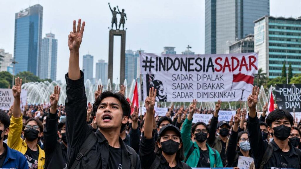 Arti Simbol Tiga Jari dalam Demo 28 Oktober 2026, Ini Makna dan Sejarahnya