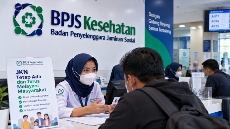 BPJS menegaskan program Jaminan Kesehatan Nasional (JKN) tetap berjalan dan membantah isu penghapusan program tersebut. Foto: Ilustrasi AI.