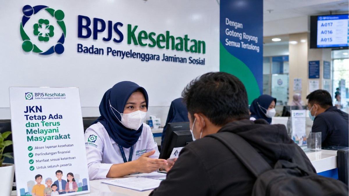 BPJS menegaskan program Jaminan Kesehatan Nasional (JKN) tetap berjalan dan membantah isu penghapusan program tersebut. Foto: Ilustrasi AI.