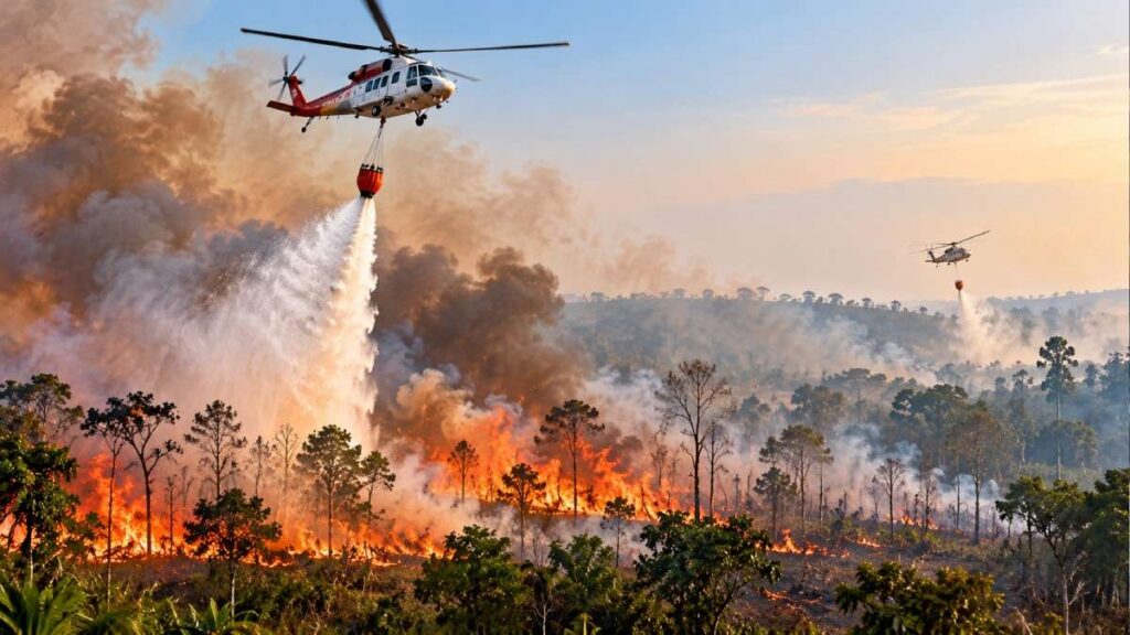 Menlu Singapura Puji Petugas Pemadam Indonesia, RI-Singapura Bentuk Satgas Karhutla