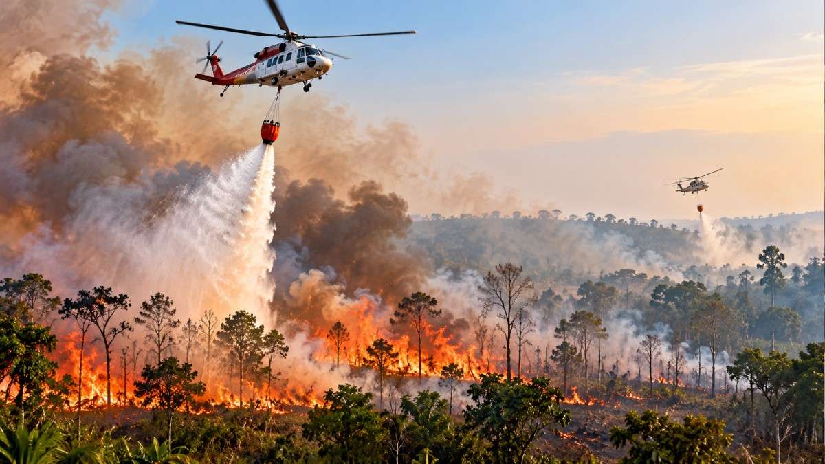 Menlu Singapura Puji Petugas Pemadam Indonesia, RI-Singapura Bentuk Satgas Karhutla