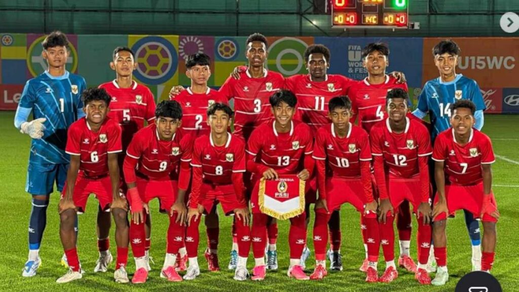 Timnas Indonesia U-15 Tantang Moldova, Tiket 16 Besar Jadi Taruhan di Piala Dunia