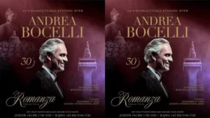 Konser Andrea Bocelli Tinggal Menghitung Hari, Dua Kota Indonesia Jadi Panggung Pesan Perdamaian