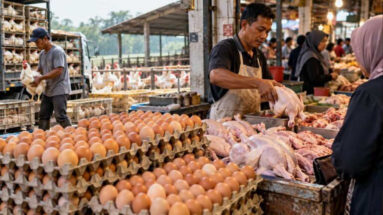 Pemerintah Tertibkan Perantara Ayam dan Telur, Harga Mulai Menurun