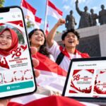 Ilustrasi pencarian dan penggunaan twibbon Hari Sumpah Pemuda 2026 untuk foto profil serta unggahan media sosial. Foto: Ilustrasi AI.